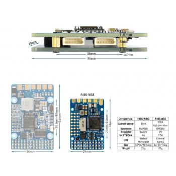 Kontroler lotu FC Matek F405 WSE